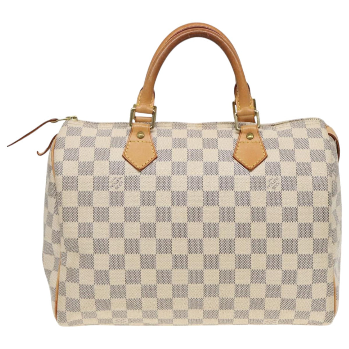 LOUIS VUITTON Damier Azur Speedy 30 Hand Bag N41533 LV Auth 94958