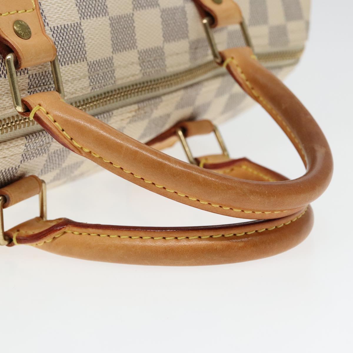 LOUIS VUITTON Damier Azur Speedy 30 Hand Bag N41533 LV Auth 94958