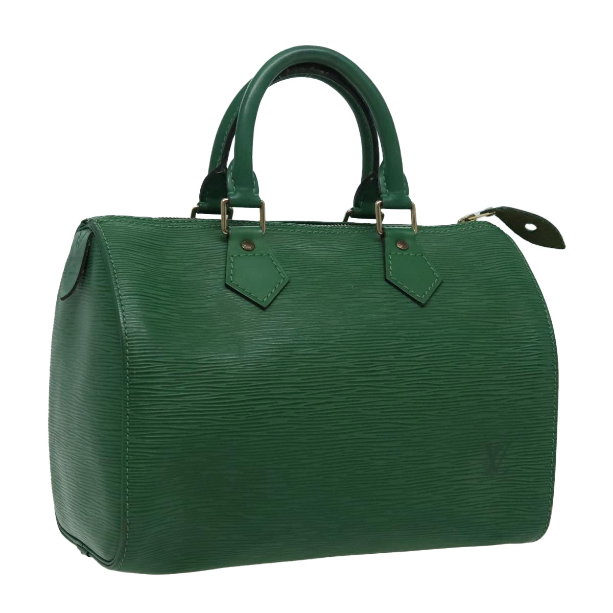 LOUIS VUITTON Epi Speedy 25 Hand Bag Borneo Green M43014 LV Auth 94971