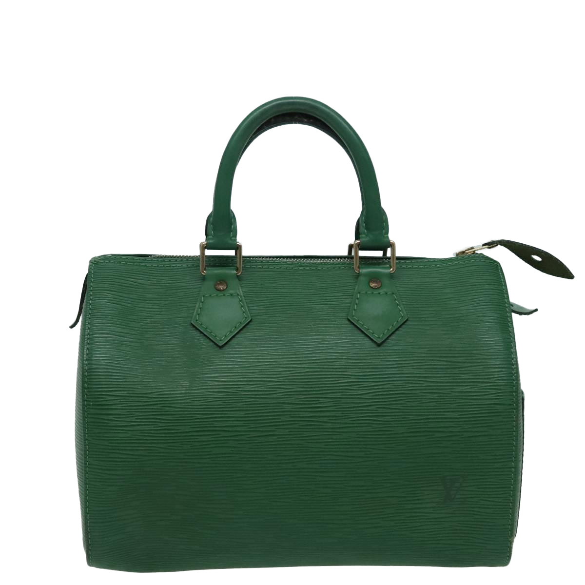 LOUIS VUITTON Epi Speedy 25 Hand Bag Borneo Green M43014 LV Auth 94971