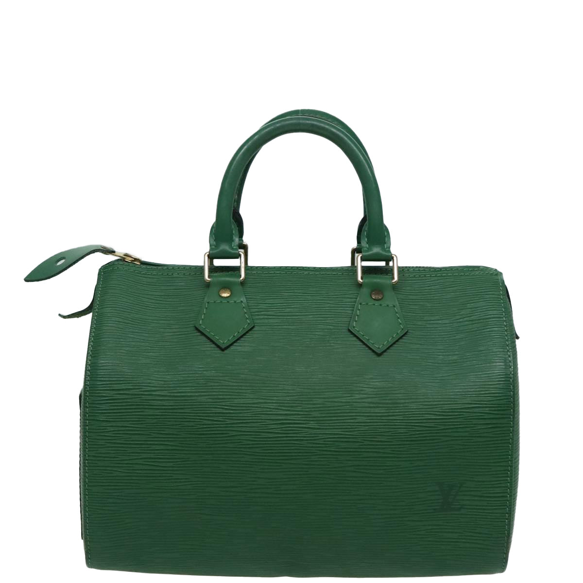 LOUIS VUITTON Epi Speedy 25 Hand Bag Borneo Green M43014 LV Auth 94971