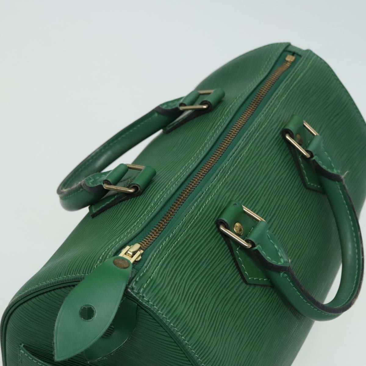 LOUIS VUITTON Epi Speedy 25 Hand Bag Borneo Green M43014 LV Auth 94971