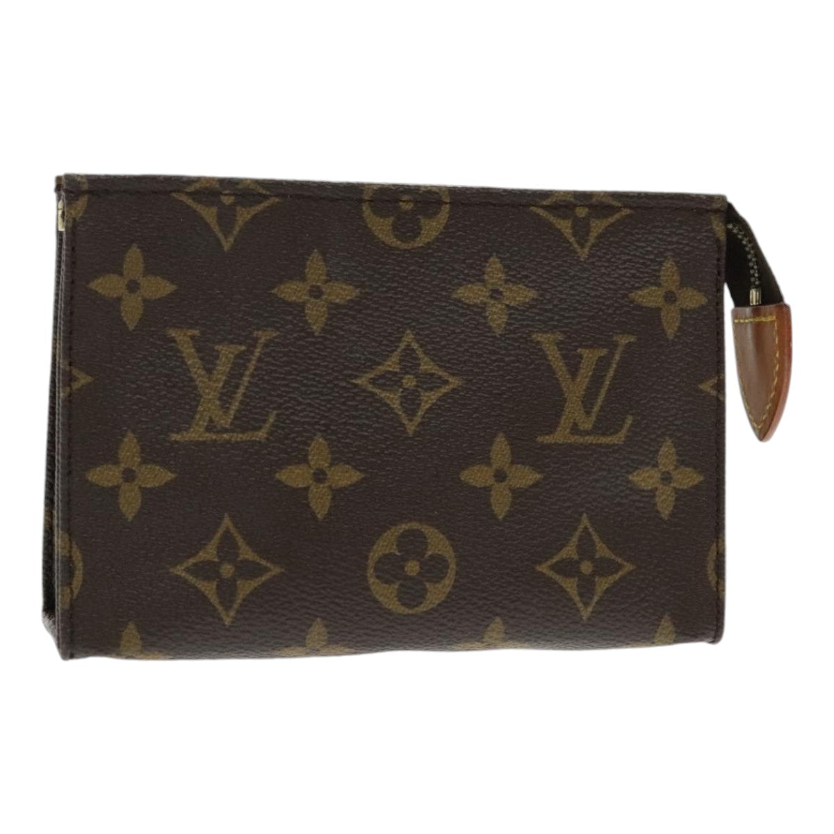 LOUIS VUITTON Monogram Poche Toilette 15 Pouch M47546 LV Auth 95049