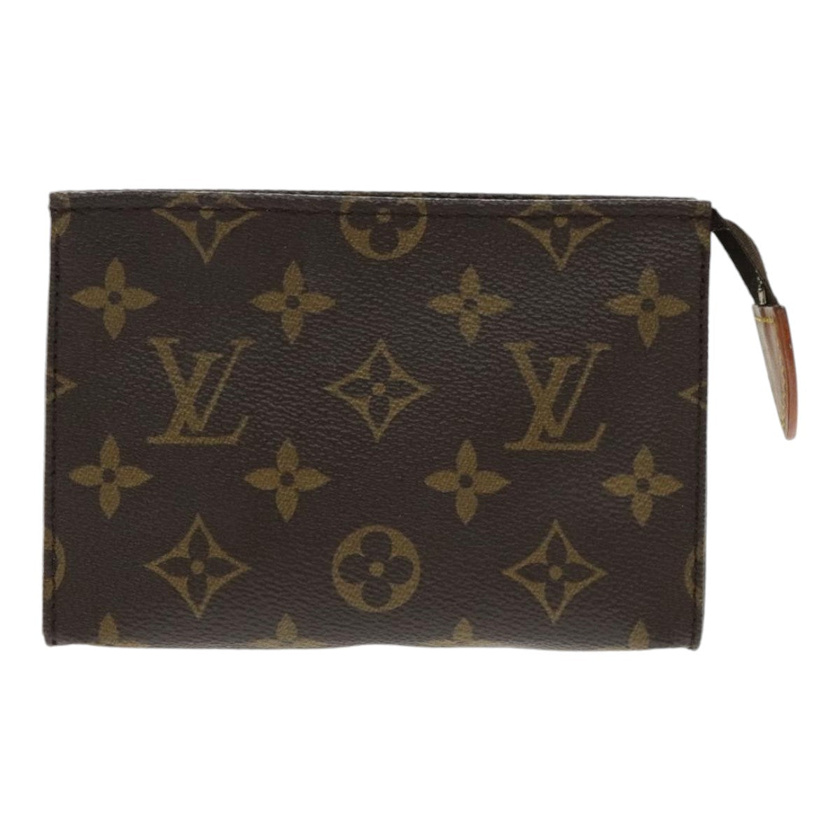 LOUIS VUITTON Monogram Poche Toilette 15 Pouch M47546 LV Auth 95049