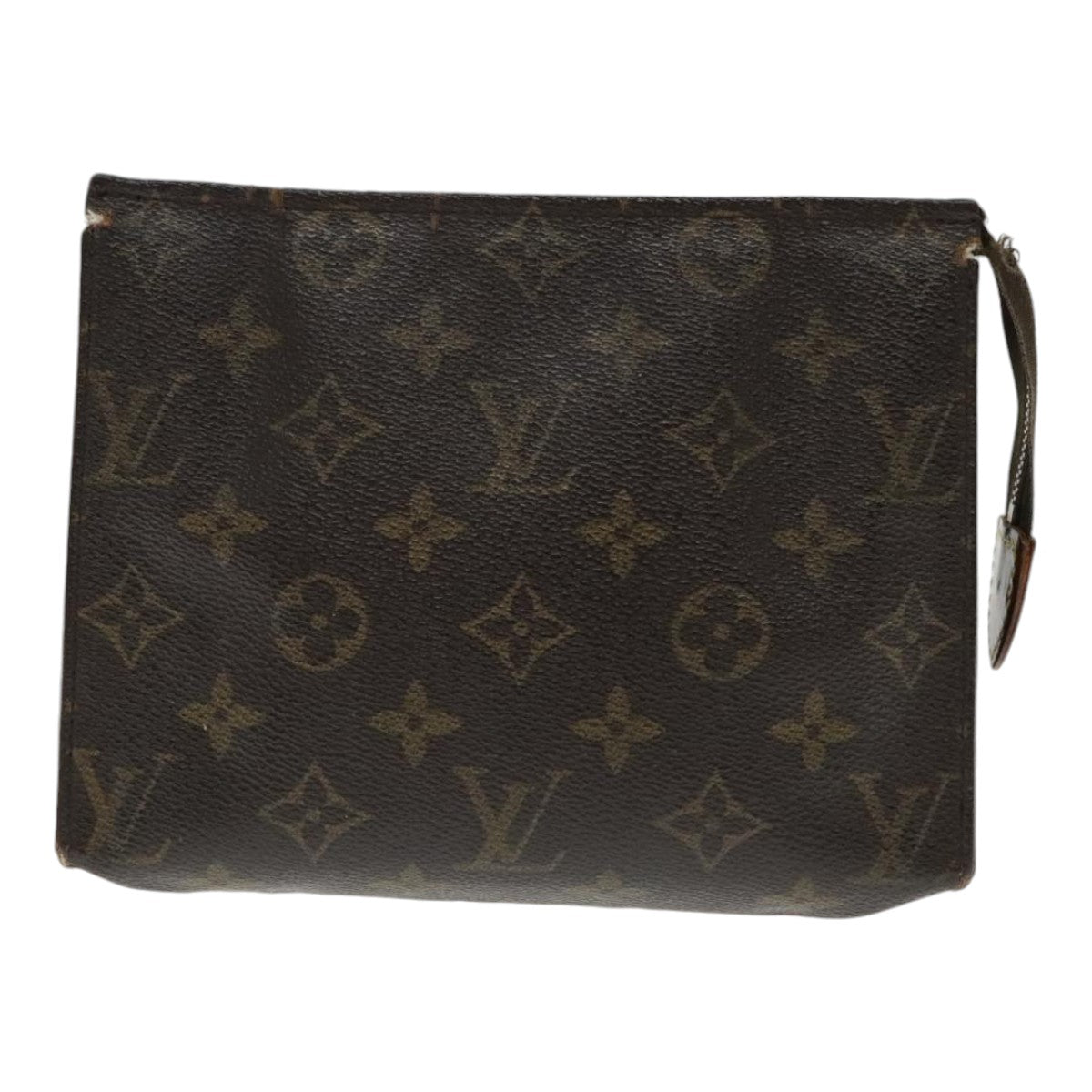 LOUIS VUITTON Monogram Poche Toilette 19 Pouch M47544 LV Auth 95050