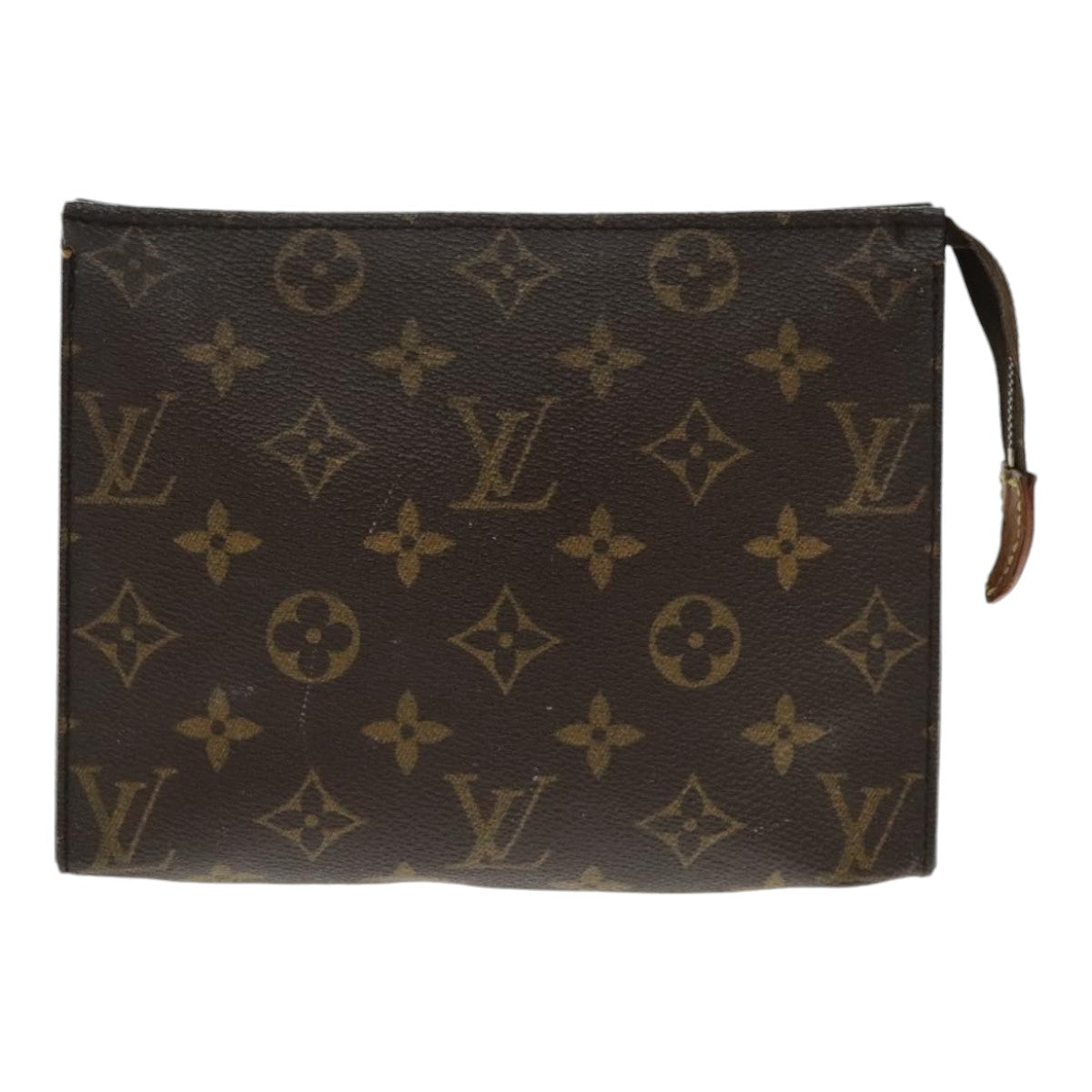 LOUIS VUITTON Monogram Poche Toilette 19 Pouch M47544 LV Auth 95051