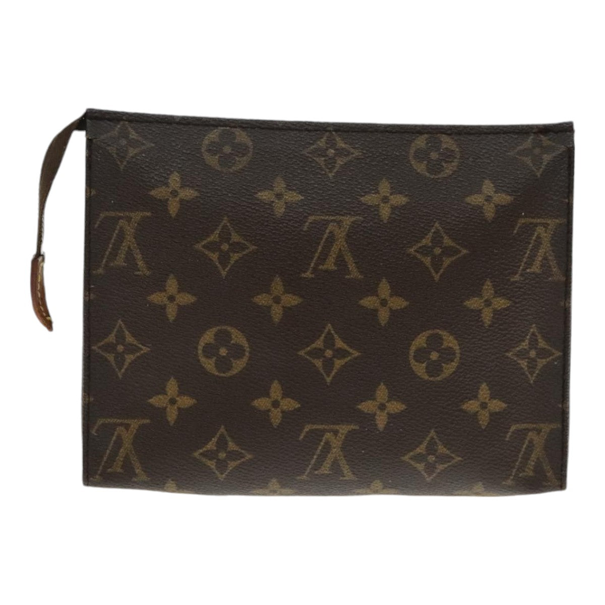 LOUIS VUITTON Monogram Poche Toilette 19 Pouch M47544 LV Auth 95051