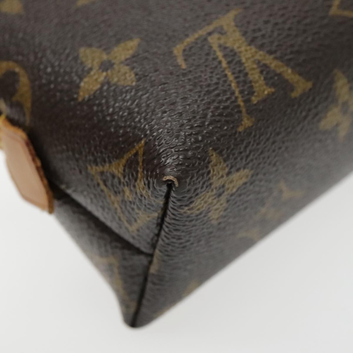 LOUIS VUITTON Monogram Pochette Cosmetic GM Cosmetic Pouch M47353 LV Auth 95070