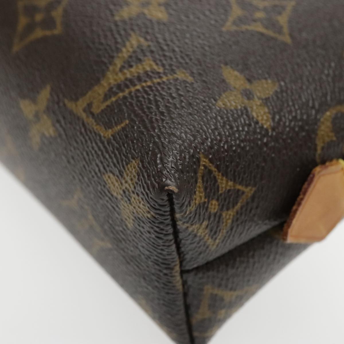 LOUIS VUITTON Monogram Pochette Cosmetic GM Cosmetic Pouch M47353 LV Auth 95070