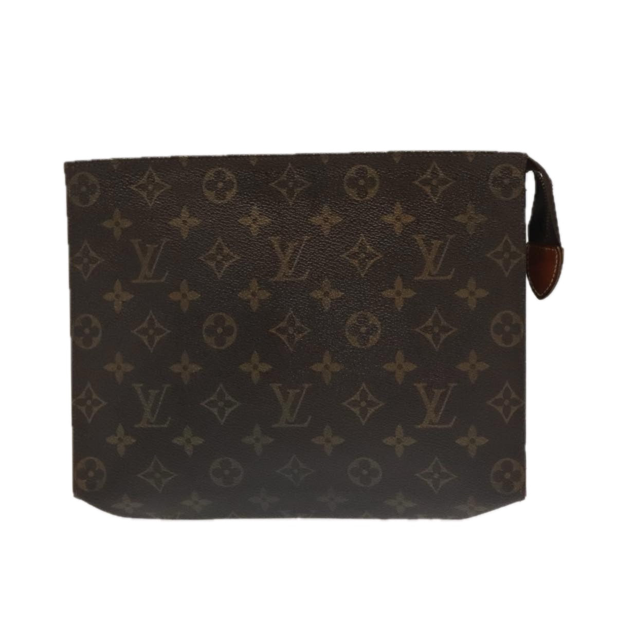 LOUIS VUITTON Monogram Poche Toilette 26 Pouch M47542 LV Auth 95078