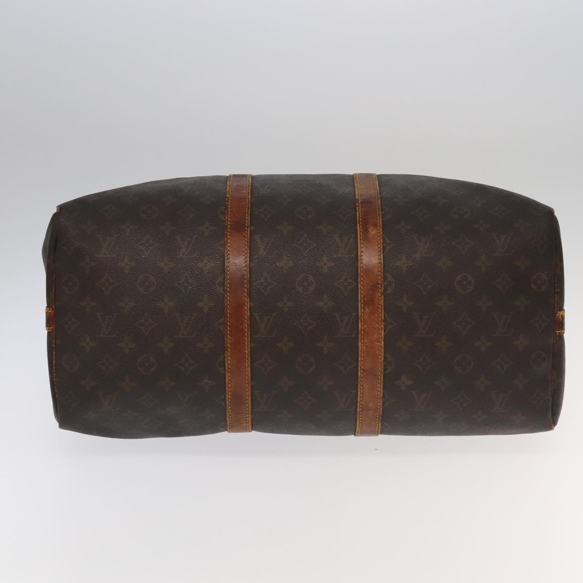 LOUIS VUITTON Monogram Keepall Bandouliere 50 Boston Bag M41416 LV Auth 95083