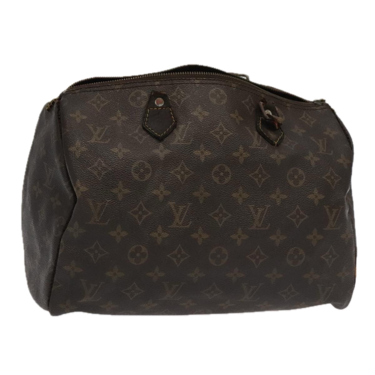 LOUIS VUITTON Monogram Speedy 30 Hand Bag M41526 LV Auth 95088