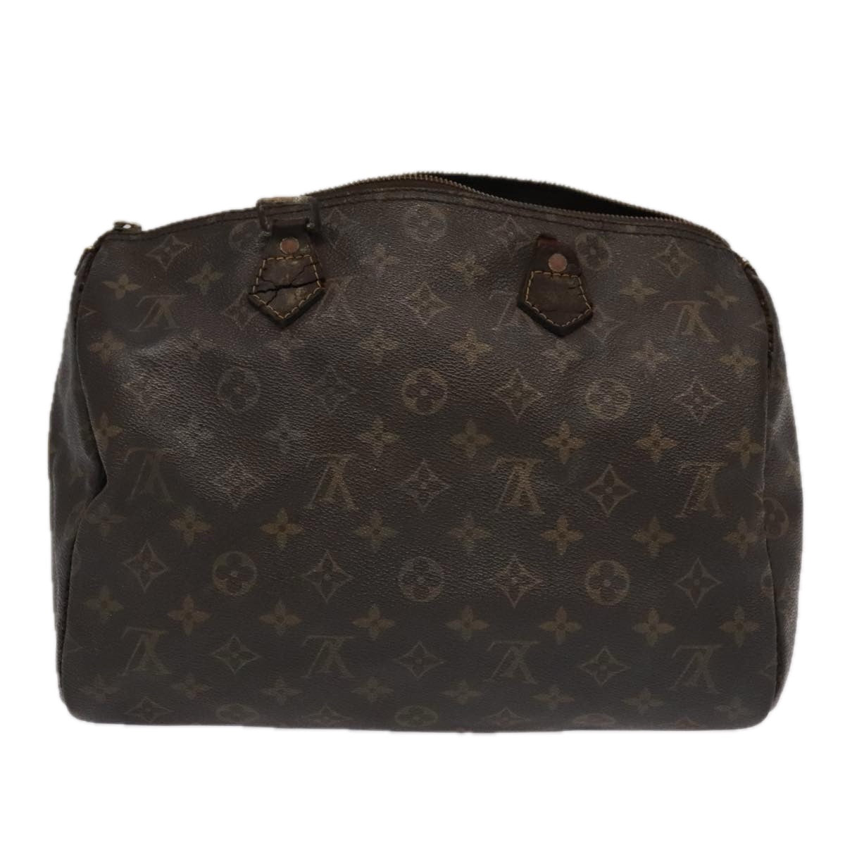 LOUIS VUITTON Monogram Speedy 30 Hand Bag M41526 LV Auth 95088