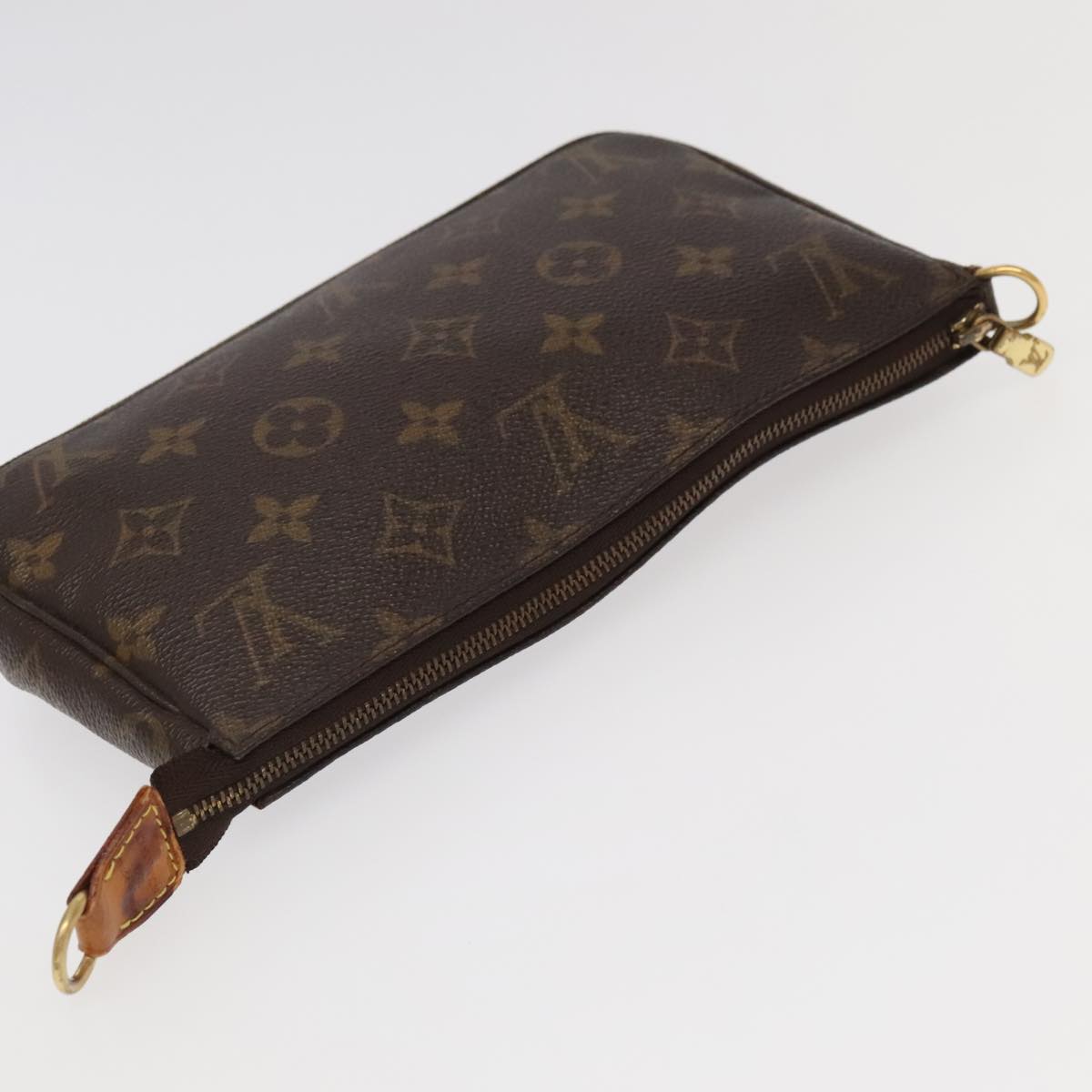 LOUIS VUITTON Monogram Pochette Accessoires Pouch M51980 LV Auth 95111