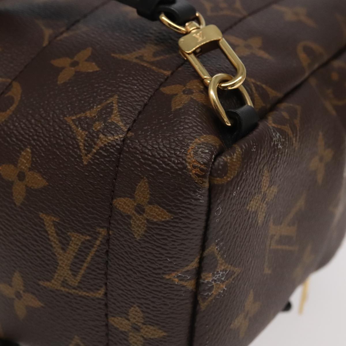 LOUIS VUITTON Monogram Palm Springs MINI Backpack M41562 LV Auth 95115