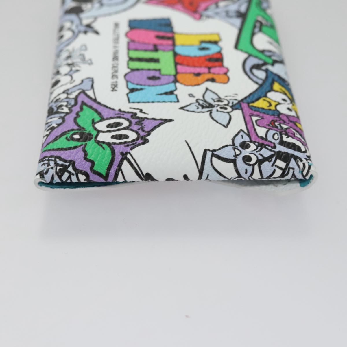 LOUIS VUITTON Monogram Comics Trio Amberop Clutch Bag White M82014 Auth 95129SM