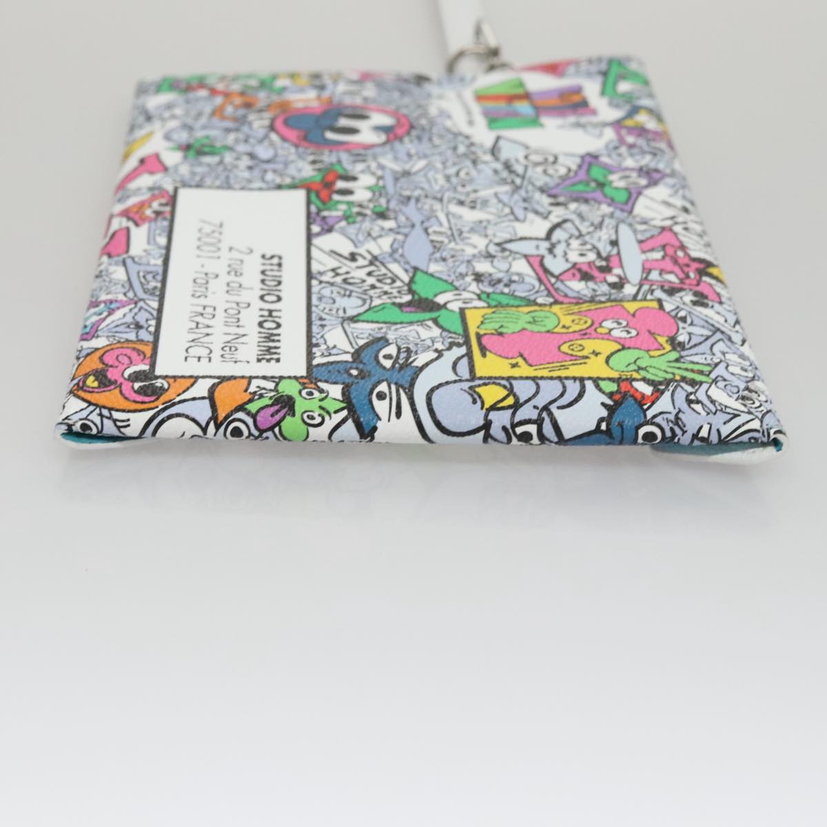 LOUIS VUITTON Monogram Comics Trio Amberop Clutch Bag White M82014 Auth 95129S