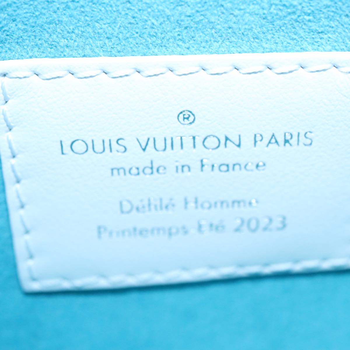 LOUIS VUITTON Monogram Comics Trio Amberop Clutch Bag White M82014 Auth 95129SM