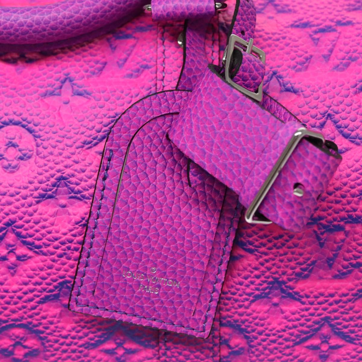 LOUIS VUITTON Monogram Illusion Keepall Bandouliere 55 Bag M59713 LV Auth 95130SM