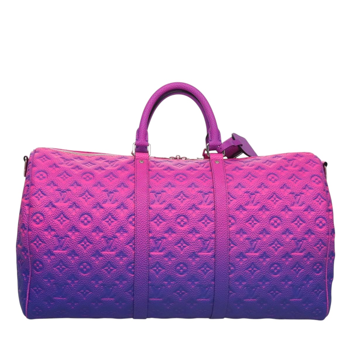 LOUIS VUITTON Monogram Illusion Keepall Bandouliere 55 Bag M59713 LV Auth 95130SM