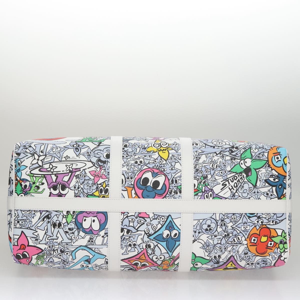 LOUIS VUITTON Monogram Comics Keepall Bandouliere 50 Bag M21863 LV Auth 95131S
