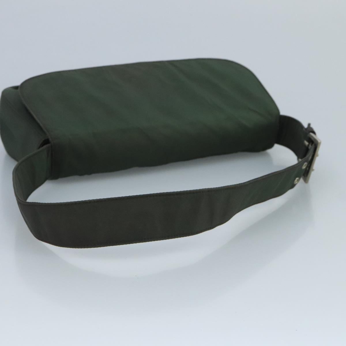 PRADA Shoulder Bag Nylon Green Auth 95145