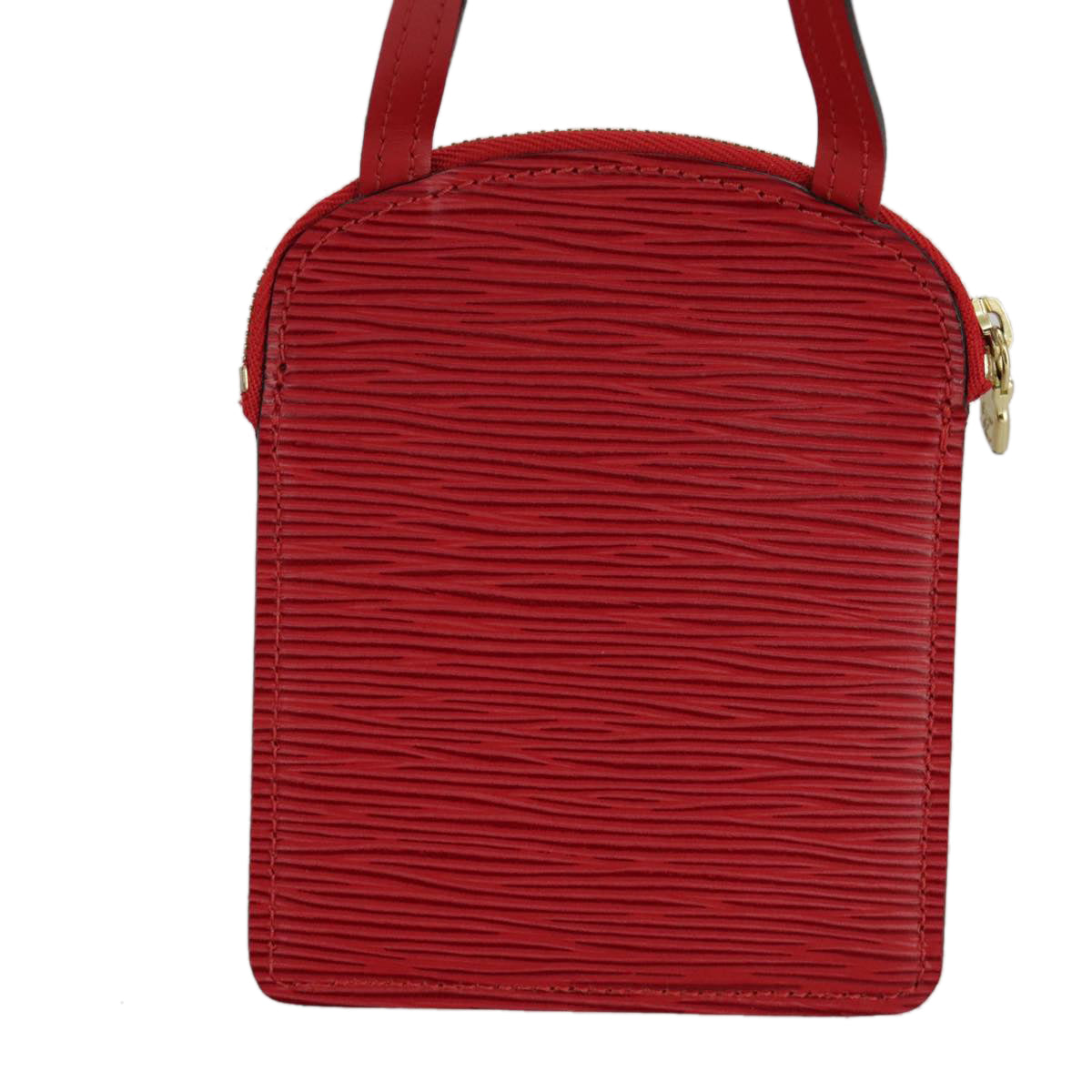 LOUIS VUITTON Epi Pochette Secret Accessory Pouch SPO Red LV Auth 95155SV