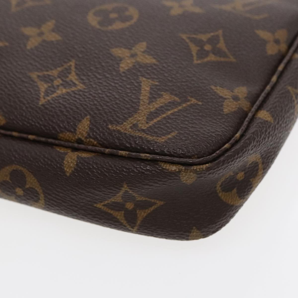 LOUIS VUITTON Monogram Pochette Accessoires Pouch M51980 LV Auth 95186