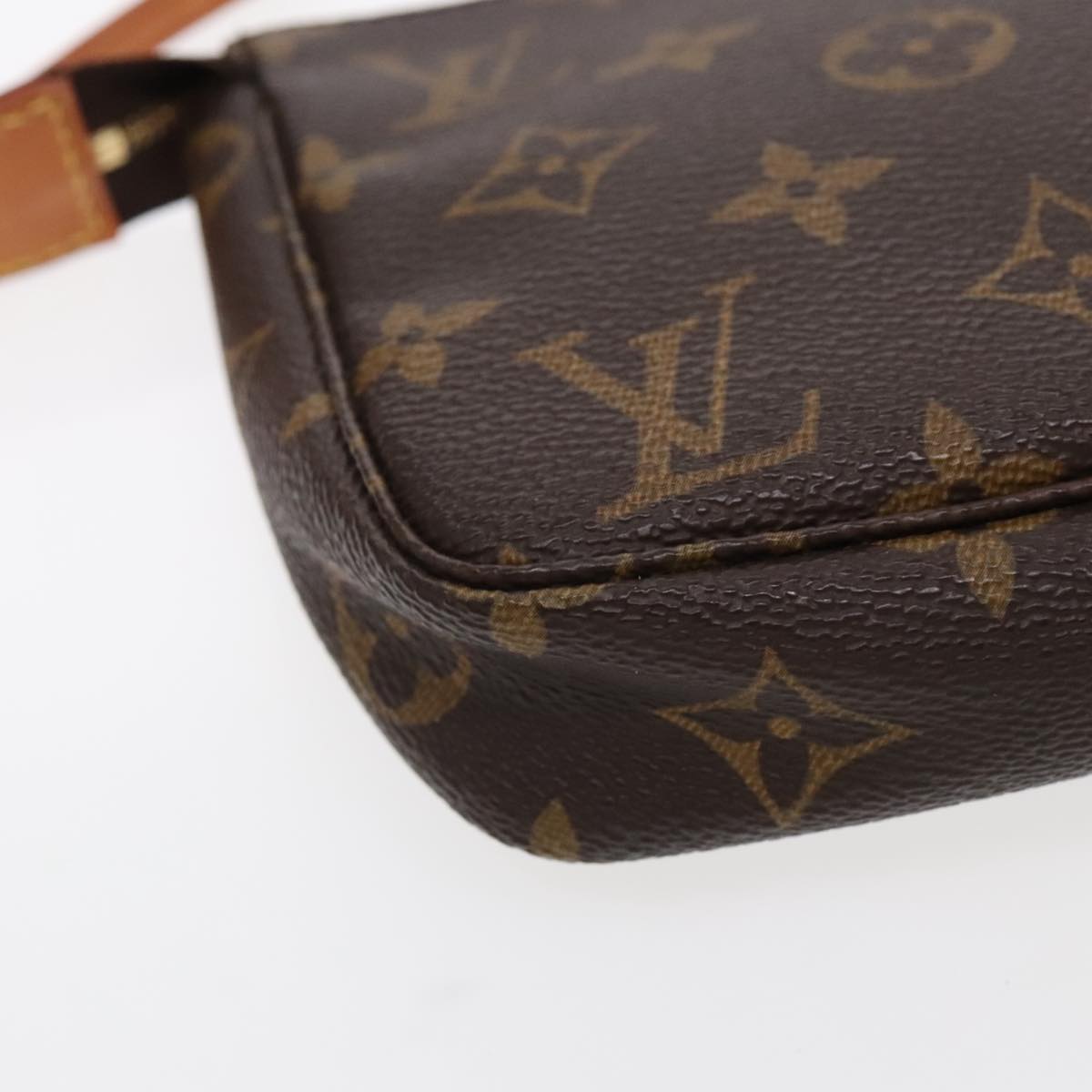 LOUIS VUITTON Monogram Pochette Accessoires Pouch M51980 LV Auth 95186