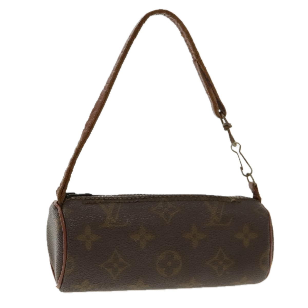 LOUIS VUITTON Monogram Papillon Pouch LV Auth 95192