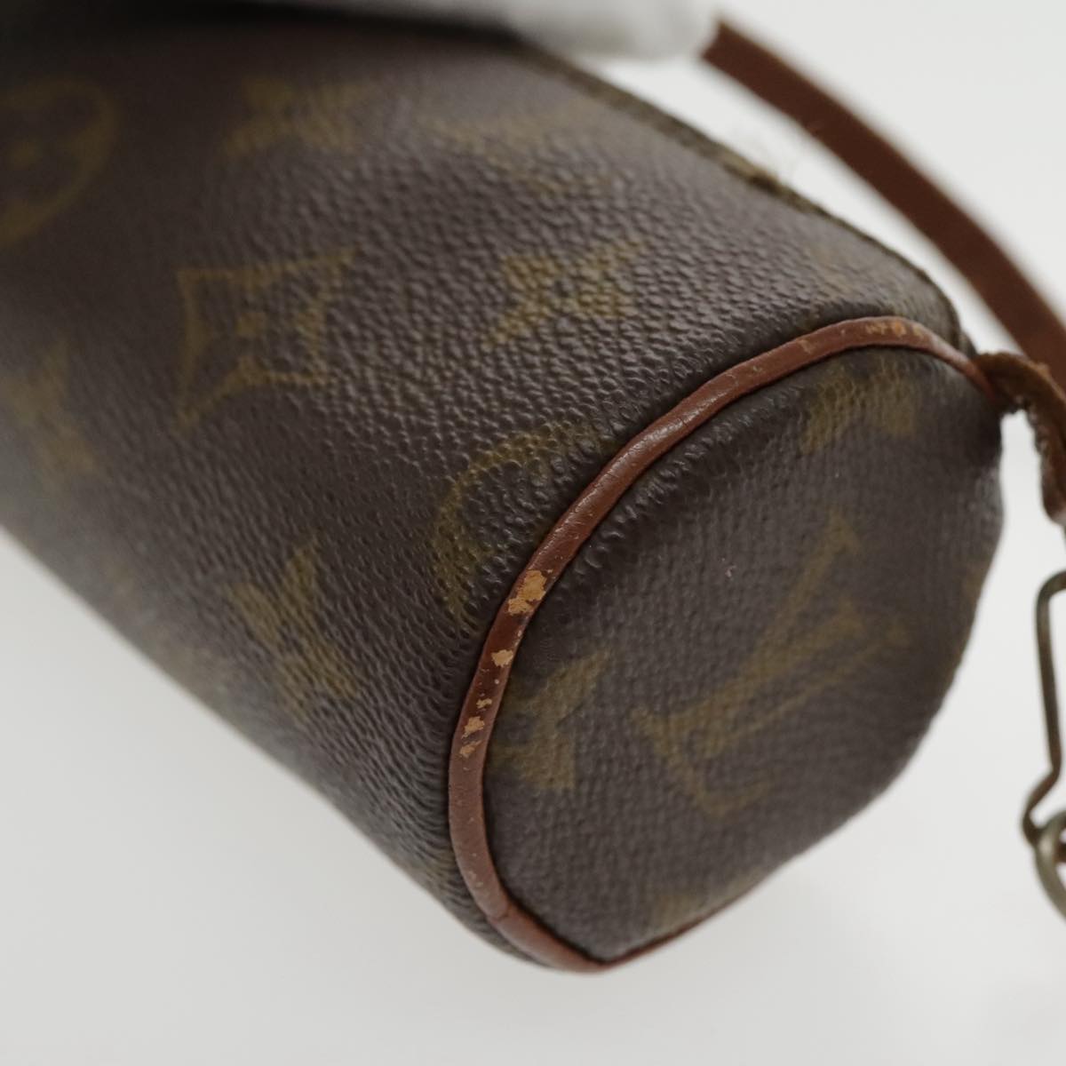 LOUIS VUITTON Monogram Papillon Pouch LV Auth 95192