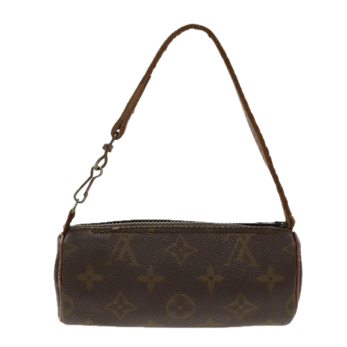 LOUIS VUITTON Monogram Papillon Pouch LV Auth 95192