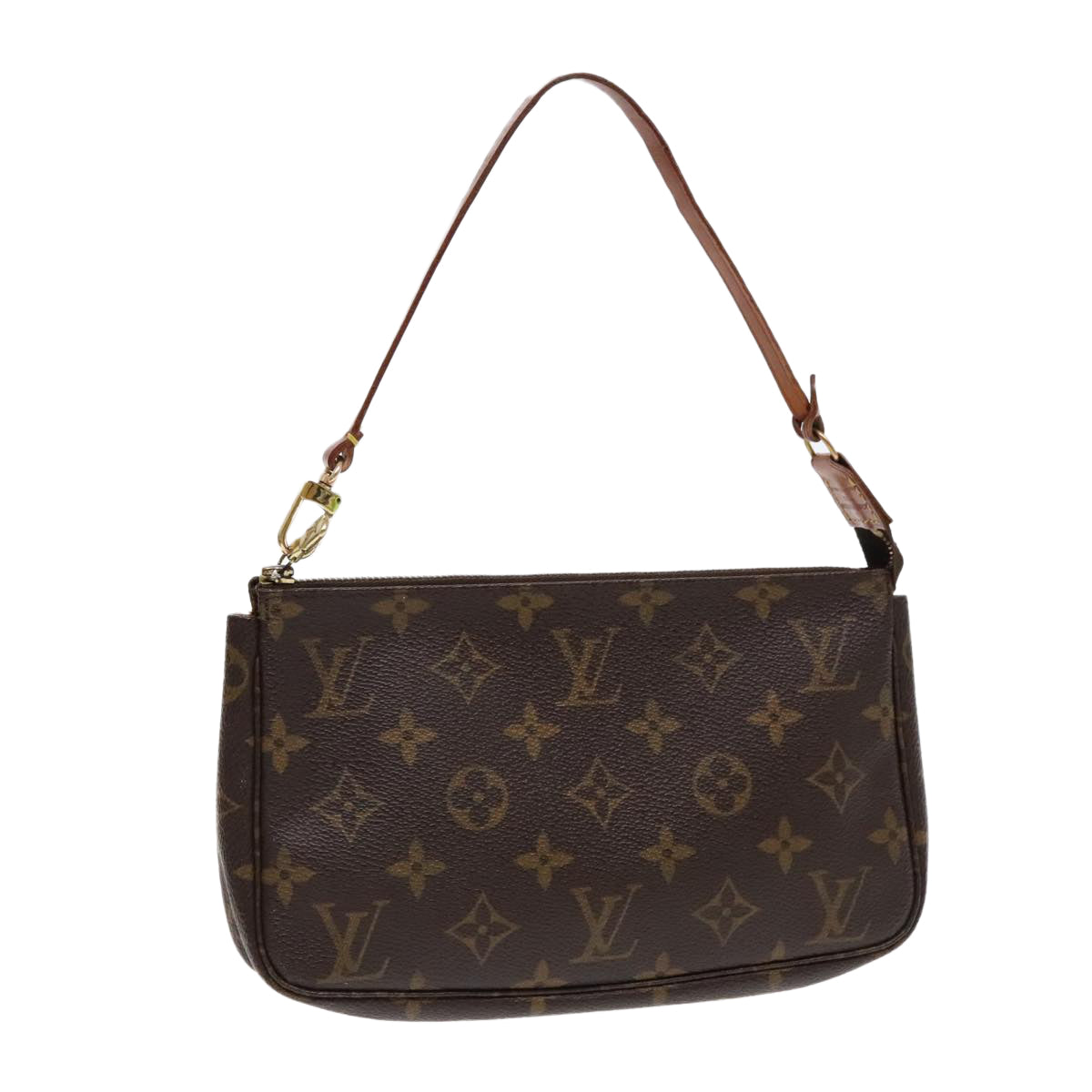 LOUIS VUITTON Monogram Pochette Accessoires Pouch M51980 LV Auth 95204