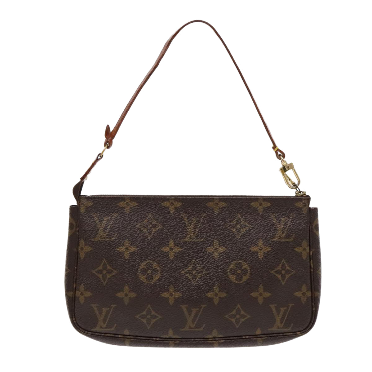 LOUIS VUITTON Monogram Pochette Accessoires Pouch M51980 LV Auth 95204