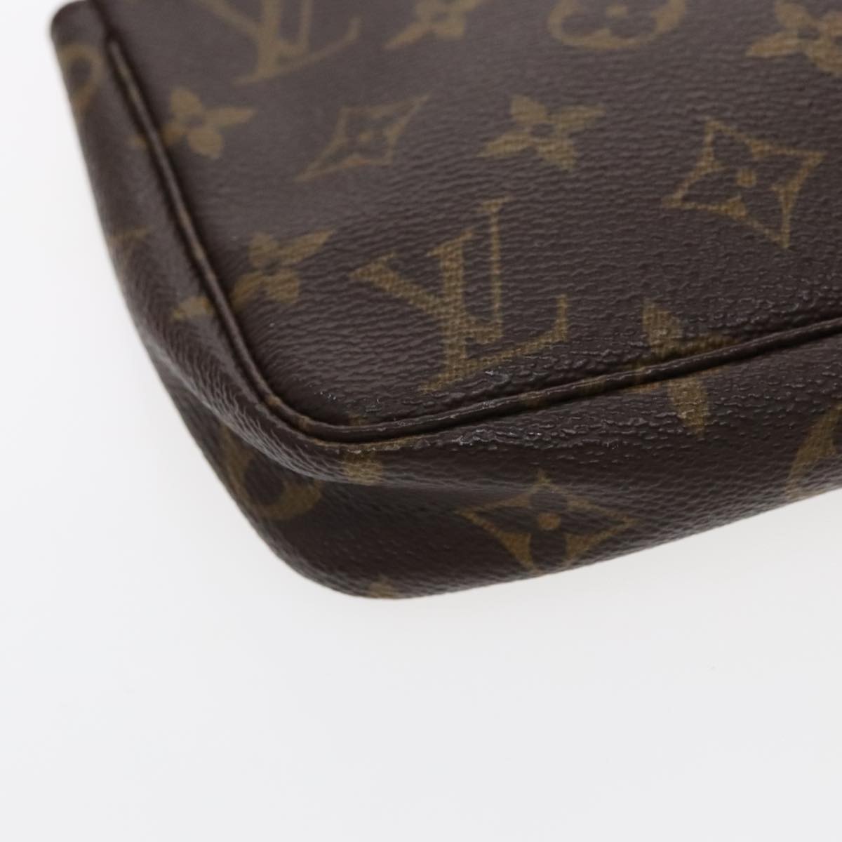 LOUIS VUITTON Monogram Pochette Accessoires Pouch M51980 LV Auth 95204