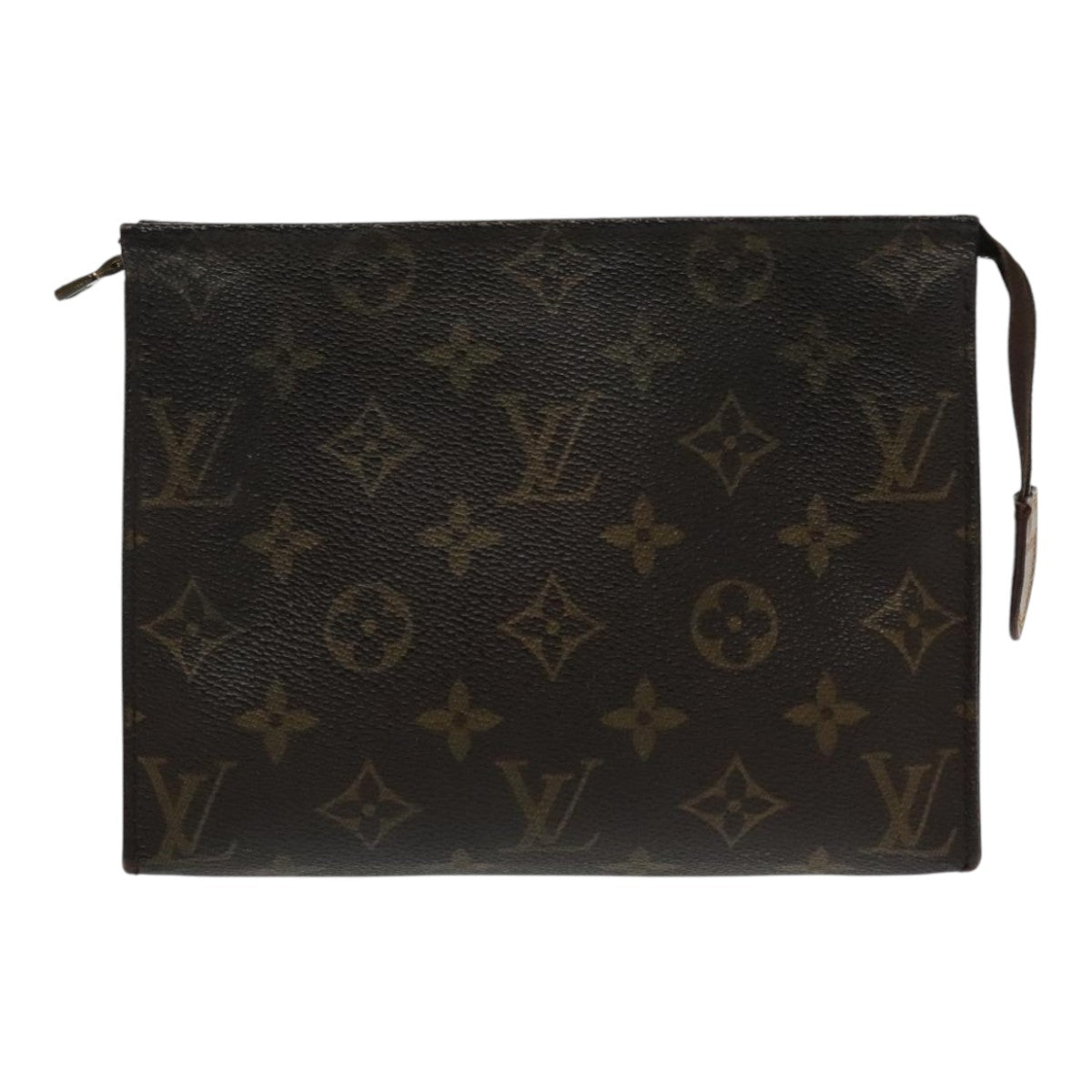 LOUIS VUITTON Monogram Poche Toilette 19 Pouch M47544 LV Auth 95213