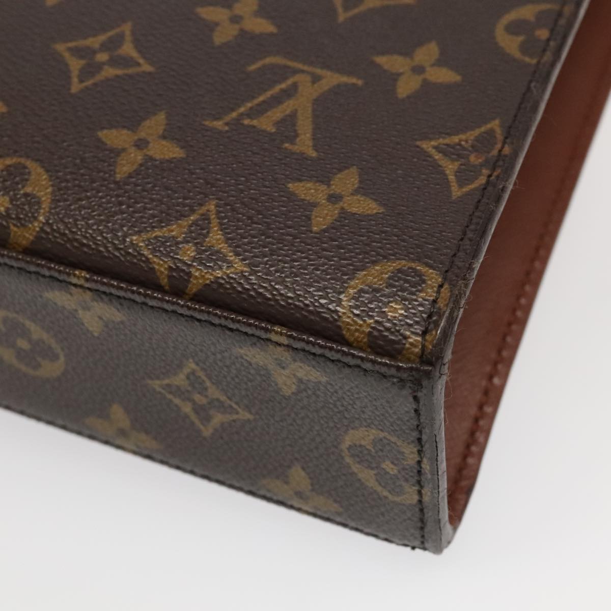 LOUIS VUITTON Monogram Malesherbes Hand Bag M51379 LV Auth 95218