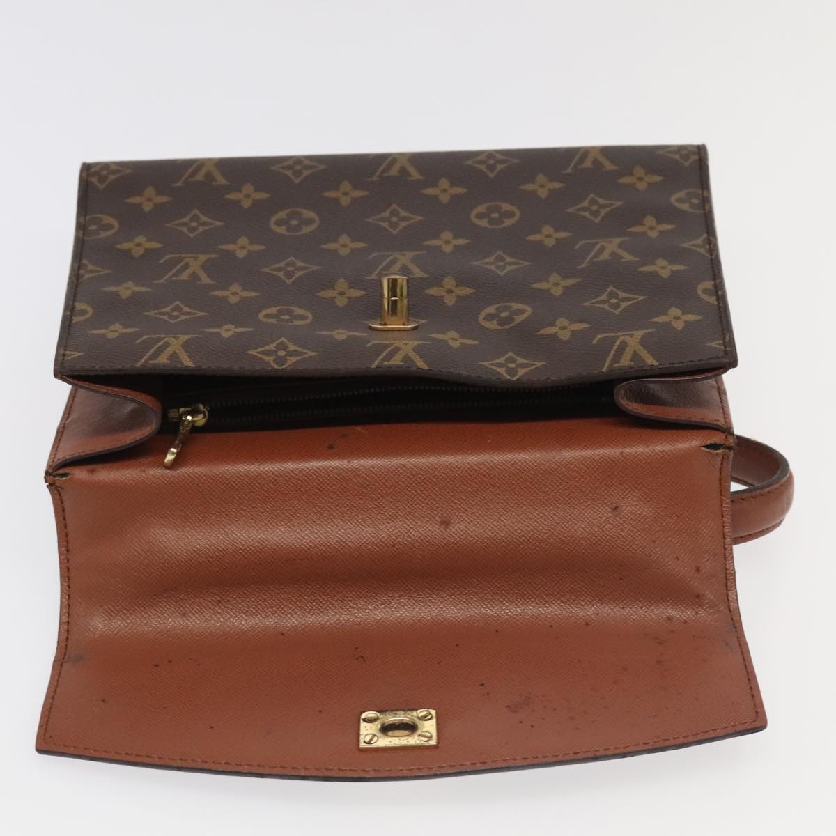 LOUIS VUITTON Monogram Malesherbes Hand Bag M51379 LV Auth 95218