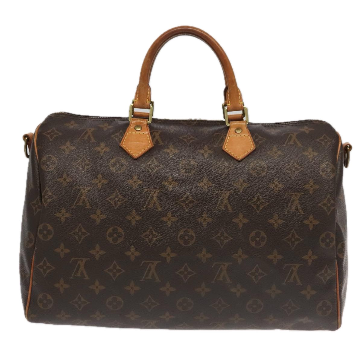 LOUIS VUITTON Monogram Speedy Bandouliere 35 Hand Bag M41111 LV Auth 95222