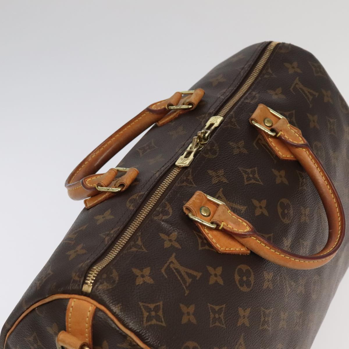 LOUIS VUITTON Monogram Speedy Bandouliere 35 Hand Bag M41111 LV Auth 95222