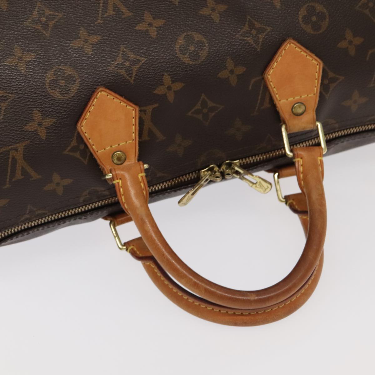 LOUIS VUITTON Monogram Speedy Bandouliere 35 Hand Bag M41111 LV Auth 95222