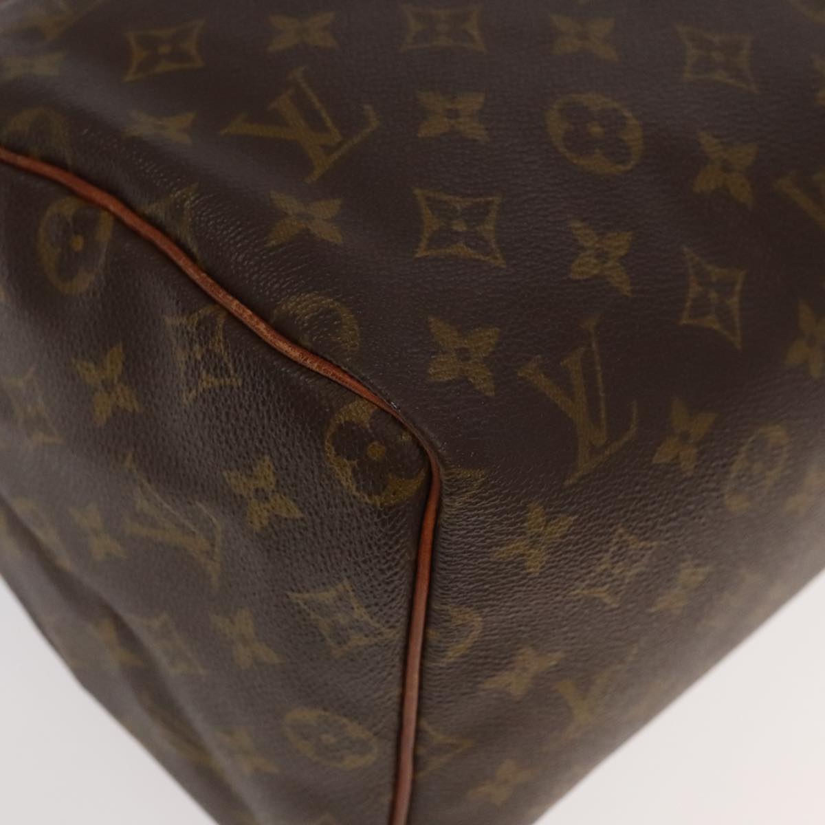 LOUIS VUITTON Monogram Speedy 30 Hand Bag M41526 LV Auth 95276