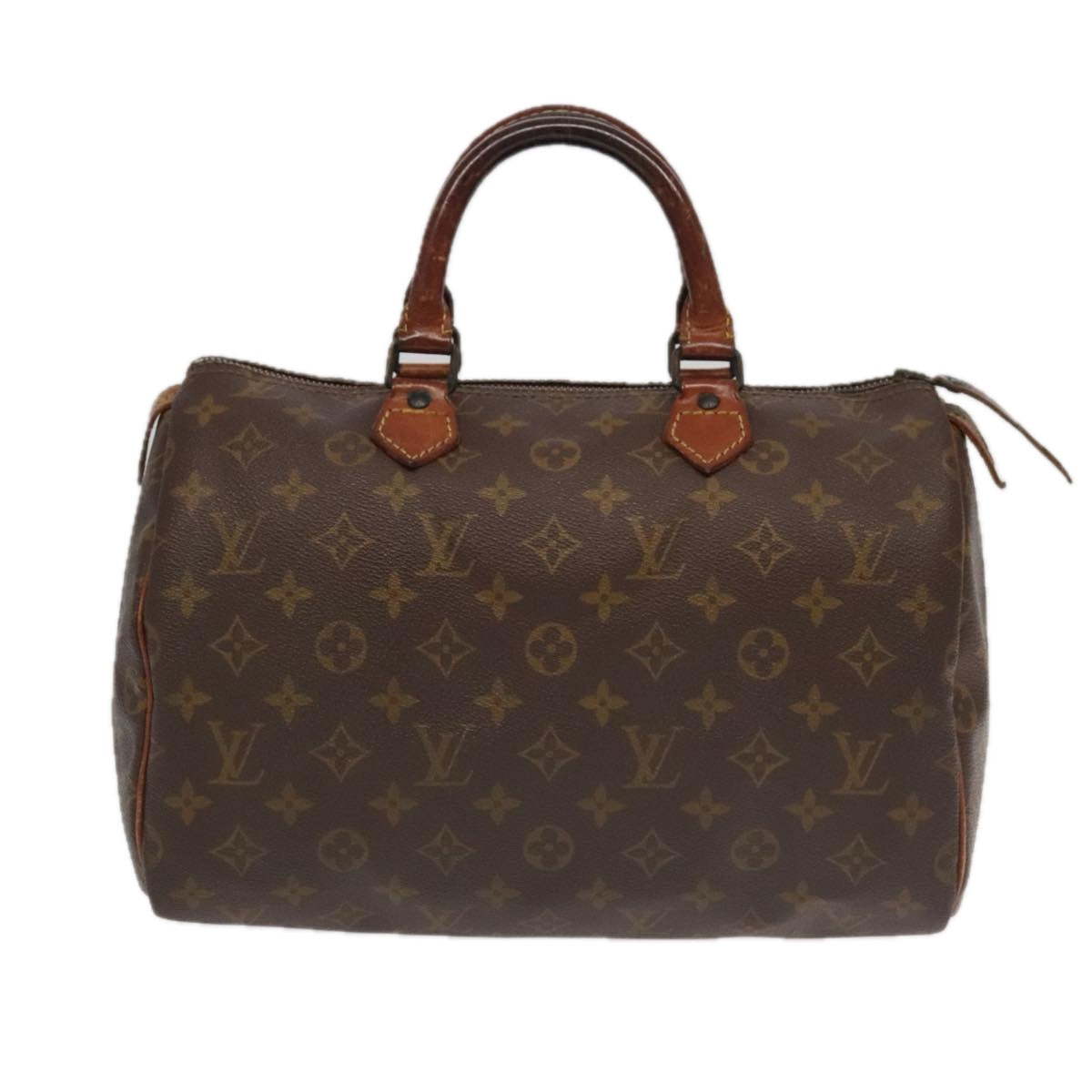 LOUIS VUITTON Monogram Speedy 30 Hand Bag M41526 LV Auth 95276