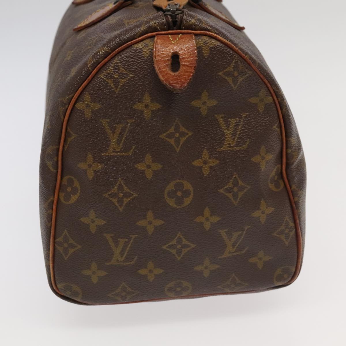 LOUIS VUITTON Monogram Speedy 30 Hand Bag M41526 LV Auth 95276