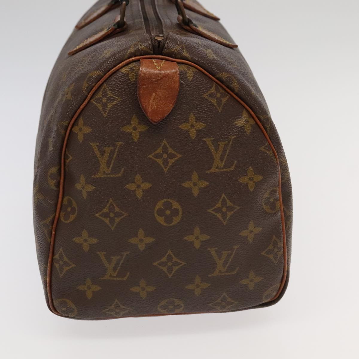 LOUIS VUITTON Monogram Speedy 30 Hand Bag M41526 LV Auth 95276