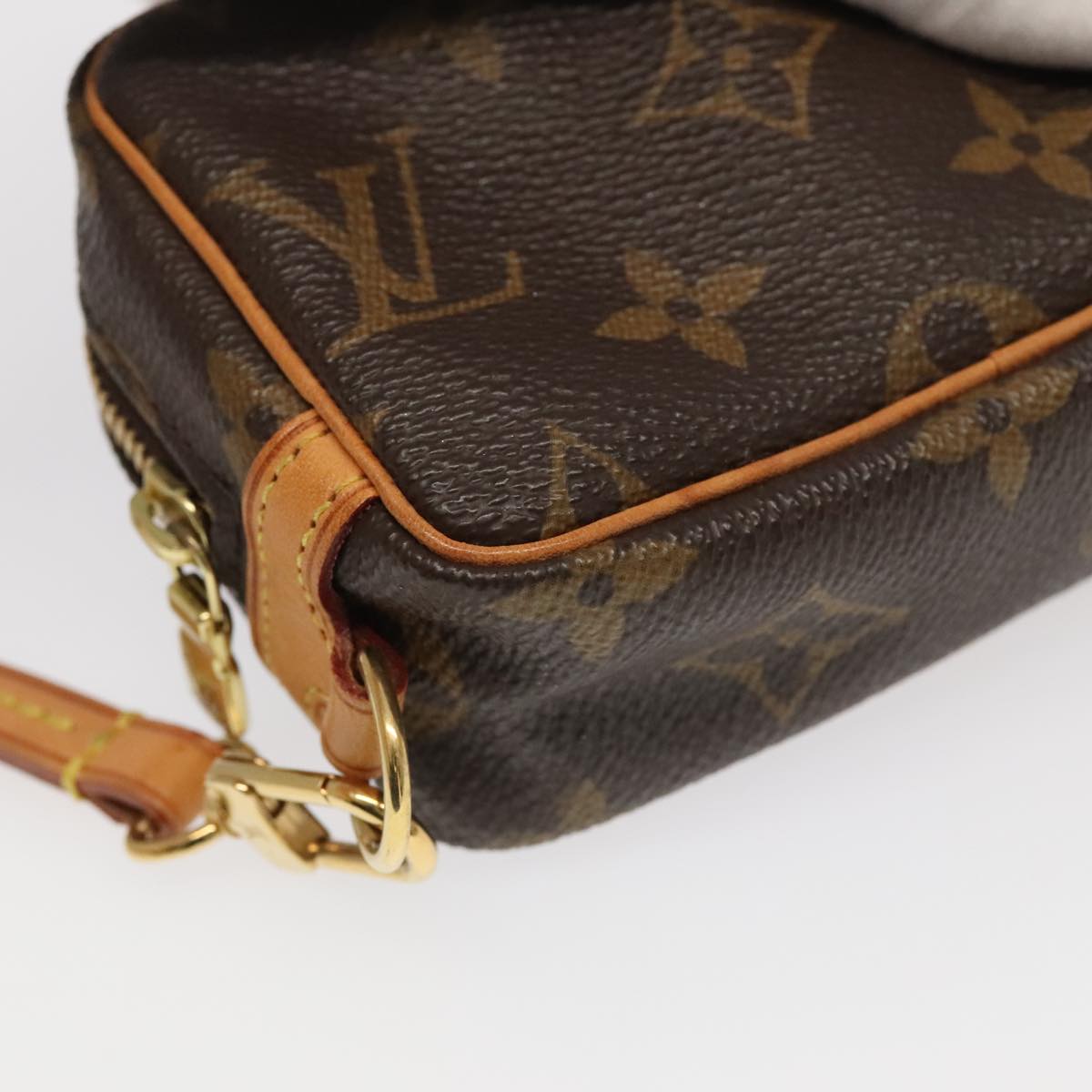 LOUIS VUITTON Monogram Trousse Wapity Pouch M58030 LV Auth 95280