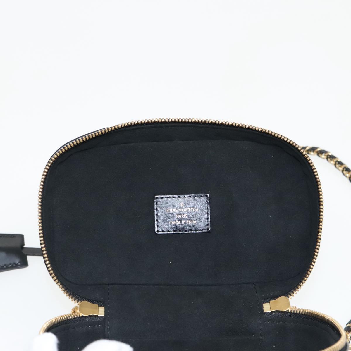 LOUIS VUITTON Monogram Game On Vanity PM Hand Bag White M57458 LV Auth 95387SM