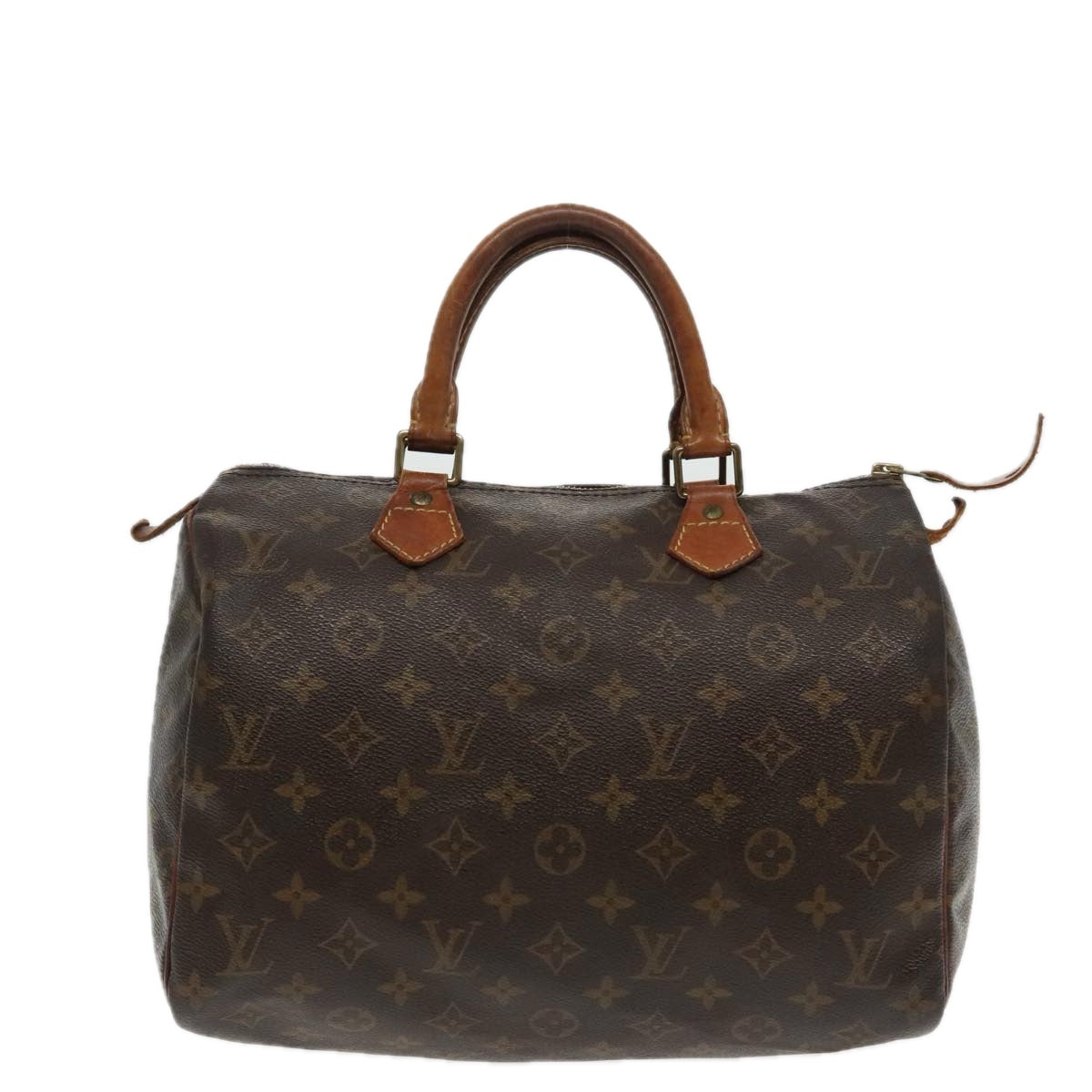 LOUIS VUITTON Monogram Speedy 30 Hand Bag M41526 LV Auth 95397