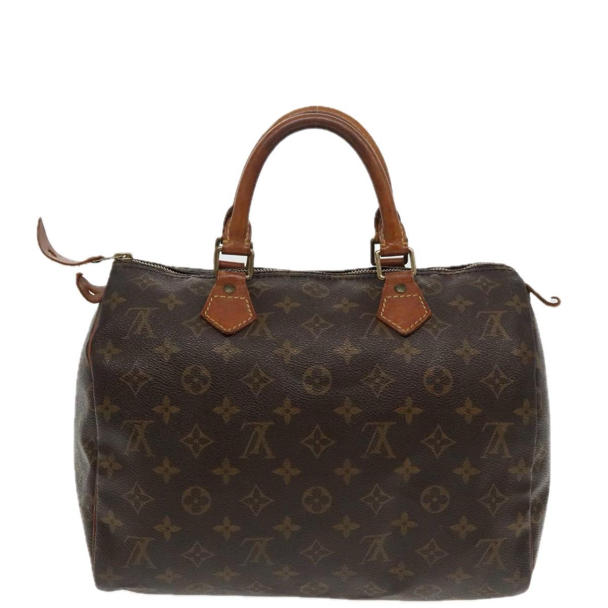 LOUIS VUITTON Monogram Speedy 30 Hand Bag M41526 LV Auth 95397