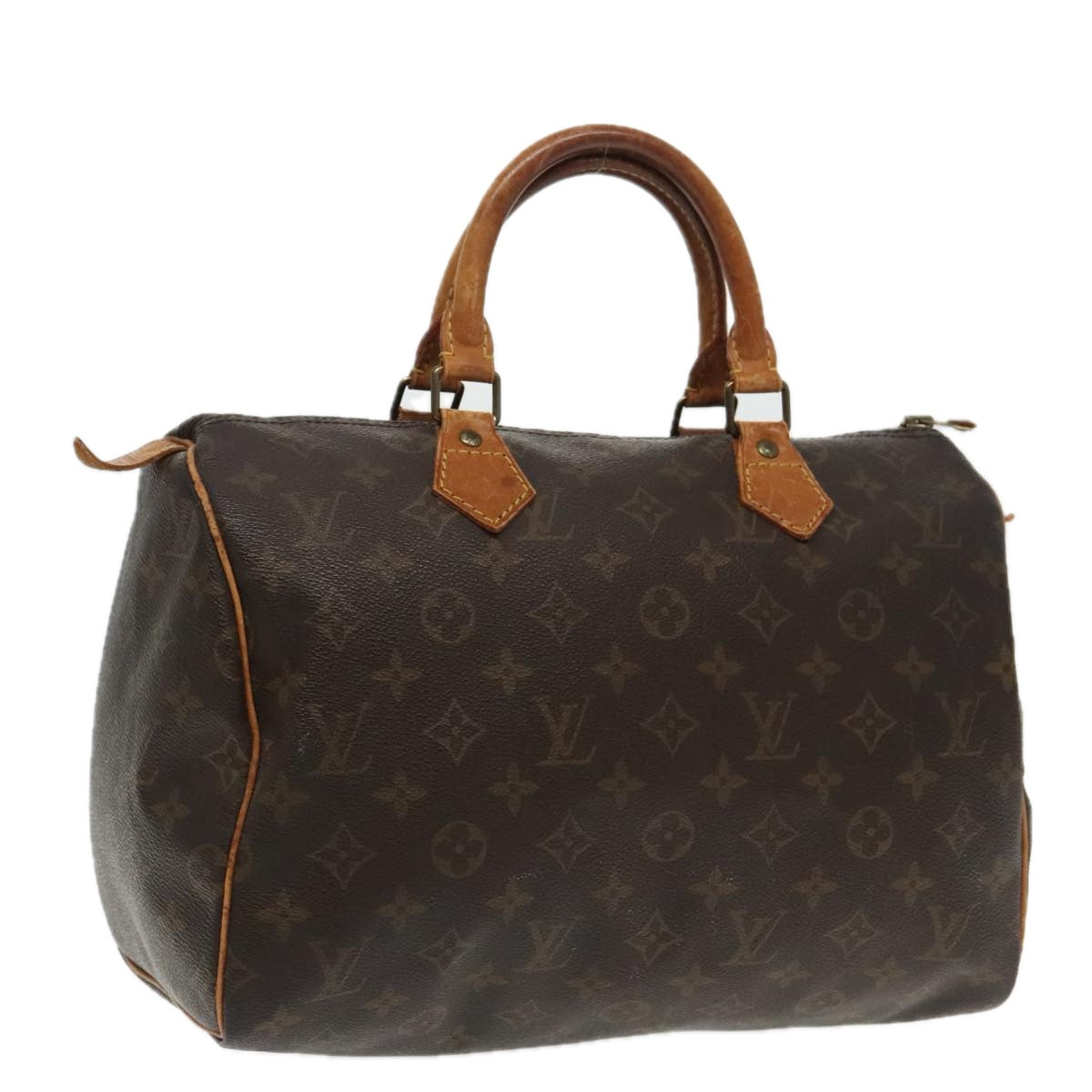 LOUIS VUITTON Monogram Speedy 30 Hand Bag M41526 LV Auth 95415